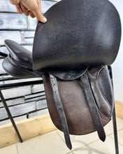 Load image into Gallery viewer, 15” Wide Jeremy Rudge Fusion Pony Show/WH Saddle - Brown