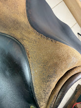 Load image into Gallery viewer, 17” MN S.O.S Saddlery GP/Jump Saddle - Brown - High Wither - TB ROR - Massive Blocks