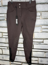 Load image into Gallery viewer, Cavalleria Toscana American Knee Grip Breeches - UK 10 - Brown