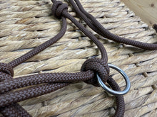 Load image into Gallery viewer, Soft Rope Halter/Bitless Sidepull Bridle with Reins - Small &amp; Large -