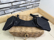 Load image into Gallery viewer, S/H Shires Saddle Bags with Bottle holders - Black