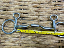 Load image into Gallery viewer, S/H 5 3/4” Myler Comfort Mouth Port Barrel Hanging Cheek Snaffle