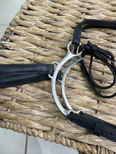 Load image into Gallery viewer, S/H English Combination/Lever Noseband - Brown - Full