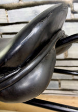Load image into Gallery viewer, 16 1/2” Wide Oakland House Saddlery GP Saddle - Black - Cob Wide