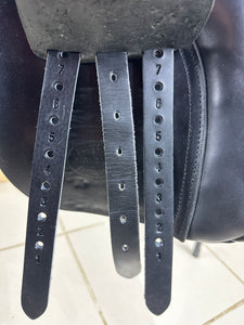 16 1/2” XW Teversal WH Saddle - Black