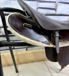 15” MW Kids Seaside Donkey/Pony Ride Saddle - Brown