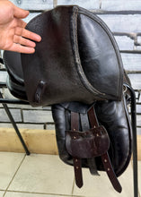 Load image into Gallery viewer, 15” Wide Chase English Pony GP Saddle - Brown - Deep Seat