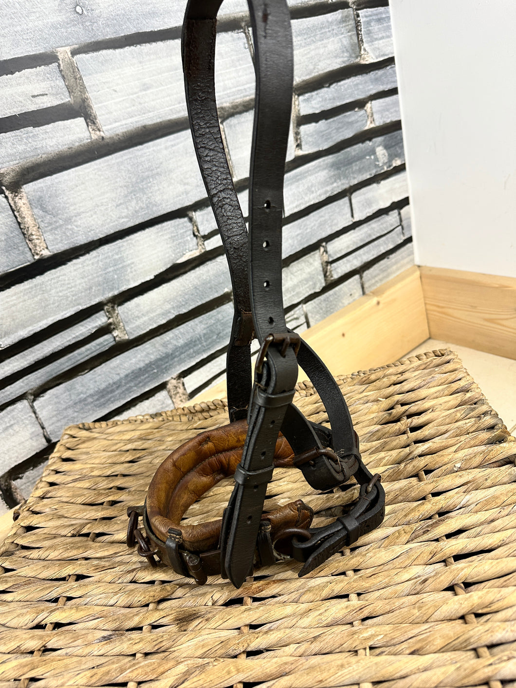 S/H Leather Lunge Cavesson - Pony