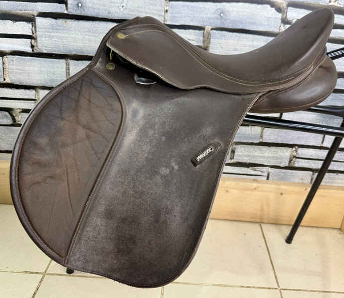15 1/2” MW/Changeable Gullet Wintec Pony GP Saddle - Brown
