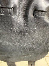 Load image into Gallery viewer, 16 1/2” Wide (AO) Voltaire Palm Beach 2024 Jump Saddle - Black - FIN Panel