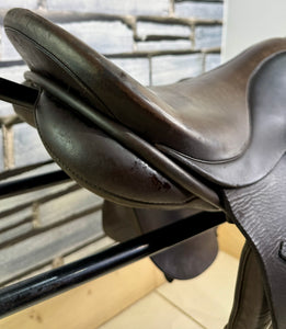 16” Medium Barrie Swain English Pony GP Saddle - Black