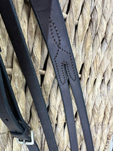 Load image into Gallery viewer, S/H English Leather Running Martingale - Brown - Cob