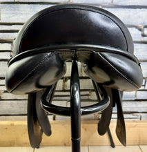Load image into Gallery viewer, 17 1/2” MW Ideal 1350 GP Saddle - ESTA -Black- Big Blocks - English Leather