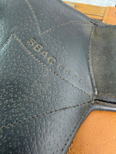Load image into Gallery viewer, 24” Voltaire Stud Girth - Super Soft Padded Leather Jumping Girth-Black
