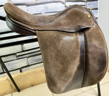 Load image into Gallery viewer, 16” XW Fylde English Pony WH/Show Saddle - Brown