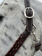 Load image into Gallery viewer, Comfort Leather Headcollar -Serenity Poll Relief- Plaited Nose -S/Pony/Cob/F
