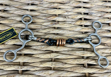 Load image into Gallery viewer, Tom Thumb Gag Bit - Sweet Iron with Copper Rollers  - 4 1/2-6”