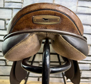 17 1/2” Medium Black Country Wexford Jump Saddle - Brown