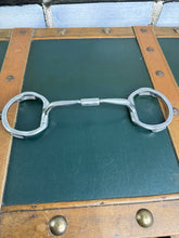 Load image into Gallery viewer, 5 1/2” Myler Curved Barrel Mouth Snaffle Bit - With Hooks