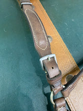Load image into Gallery viewer, Jeffries?! Adjustable Drop Noseband - Brown - Cob - Traditional English Leather