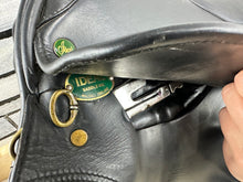 Load image into Gallery viewer, 17 1/2” Wide Ideal International Event Saddle - Black