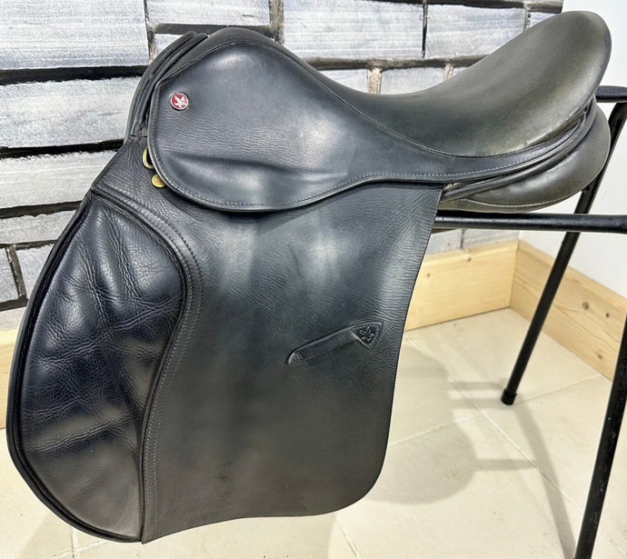 17” Medium Jeffries Falcon English Event GP Saddle - Black