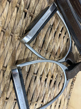 Load image into Gallery viewer, S/H Stubben 56” Heavy Duty Stirrup Leathers &amp; 4 3/4” Irons