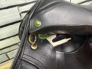 18” Medium Oakland House Saddlery Jump Saddle - Black