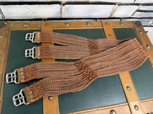 Load image into Gallery viewer, 46” Stubben Cord Anti-Chafe Girth - Brown