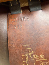 Load image into Gallery viewer, 17 1/2” 30.5/MW Stubben Parzival WH Saddle -Brown- Show Hack/ROR