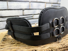 Load image into Gallery viewer, S/H 38” Sample Freedom Padded Anatomic Leather Girth-Black