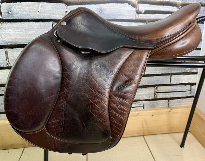 17” MW Patrick Saddlery Jump Saddle - Brown