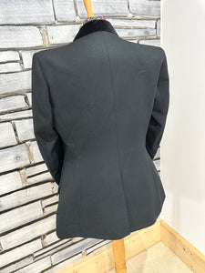 Ladies Size 38 Vintage Rosette Show Jacket - Black