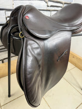 Load image into Gallery viewer, 17” MW-Wide Jeffries Falcon Hawk Event GP Saddle - Brown
