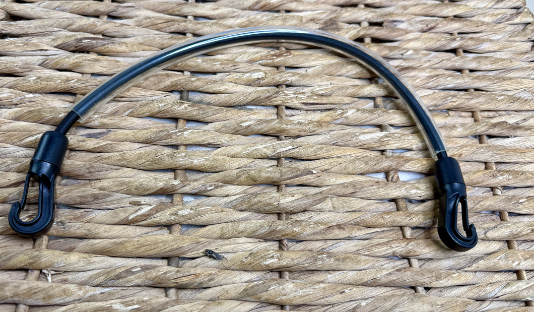 Stay-Clean Platic Covered Bungee Elastic Fillet String with Clips