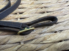 Load image into Gallery viewer, S/H 1/2” English Leather In-hand Leadrein Showing Lead - Brown