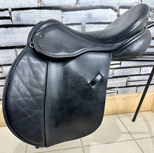 Load image into Gallery viewer, 17 1/2” XW Silhouette Cob WH/VSD/GP Saddle - Black