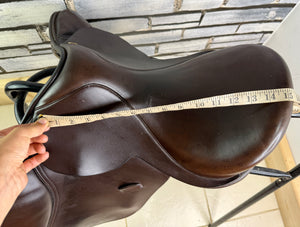 15 1/2” Wide Excelle/Walsall Riding English Pony GP Saddle - Brown