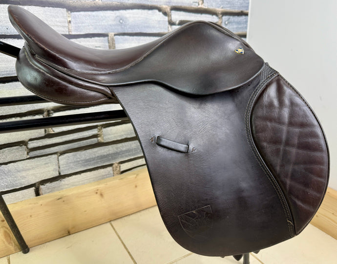 16” MW Charles Mountfort Pony GP Saddle - Brown