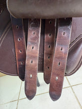 Load image into Gallery viewer, 16” M/Changeable Gullet Whitaker Barnsley Pony Jump Saddle - Brown