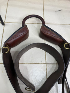 S/H English Leather Top Quality Anti-Cast Roller - Brown - Full