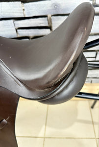 17 1/2” Medium Silhouette Midas High Wither GP Saddle - Brown
