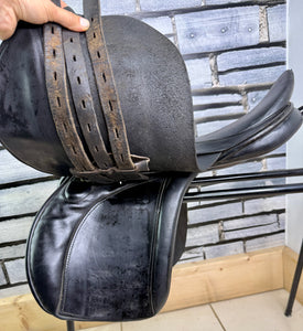 16” MW Elico/Paul Jones Pony GP/Jump Saddle - Black