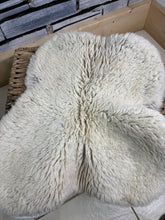 Load image into Gallery viewer, S/H Nuumed Wool Rollled Edge Half Pad - White/Natural - XL