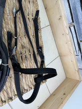 Load image into Gallery viewer, S/H Roma Web Bridle &amp; Reins - Black - Pony