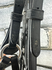 S/H Full Size Colliegate Anatomic Padded Bridle - Black