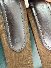 Load image into Gallery viewer, 50” GFS Anatomic Leather Atherstone Girth - Brown - Padded &amp; Elasticated