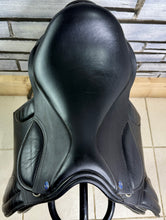 Load image into Gallery viewer, 16” Wide Native Pony Saddle Company WH/GP Saddle - Black