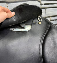 Load image into Gallery viewer, 16” MW Rich &amp; Sons Shoulder Relief Pony Jump Saddle - Black