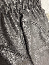 Load image into Gallery viewer, Plain Show Gloves - Technical Leather Look Fabric - Brown/Black - Showing/Working Hunter/Competition